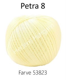 DMC Petra nr. 8 farve 53823 lys gul